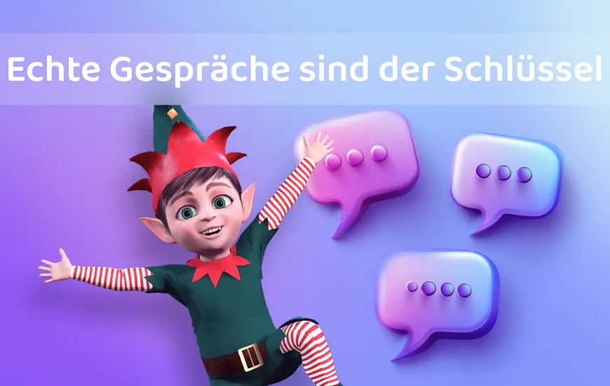 Warum echte Gespräche der Schlüssel zum schnelleren Englischlernen sind